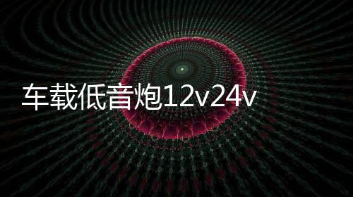 车载低音炮12v24v货汽车专用音响超重大音量家用手机无线蓝牙音箱